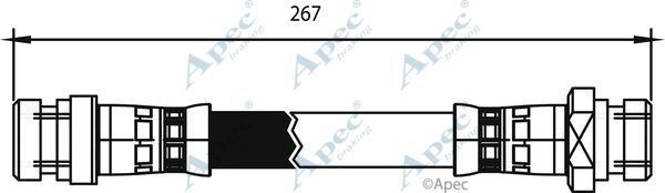 APEC BRAKING Тормозной шланг HOS3806